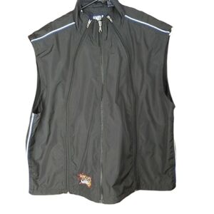 𝅺🍄3/50$🍄 NBA 76ers zip up vest jacket windbreake